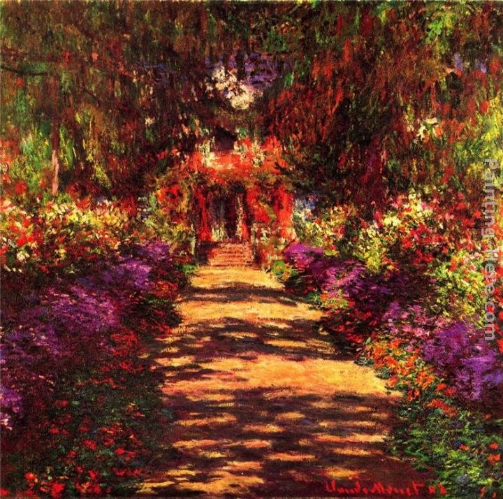 Claude Monet Garden Path at Giverny